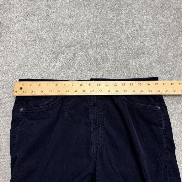Citizens Of Humanity Georgia High Rise Bootcut Corduroy Pants Women 31 Navy Blue - Picture 12 of 16